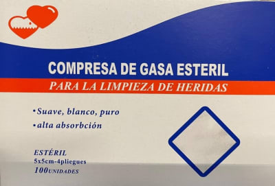 Gasa Estéril No Tejida 5x5 cm Coldiab