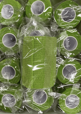 Pack coban 7,5 cm x 4,5 mt VERDE1
