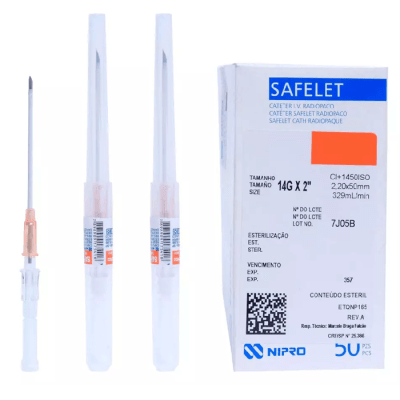Cateter 14g X 2 Nipro