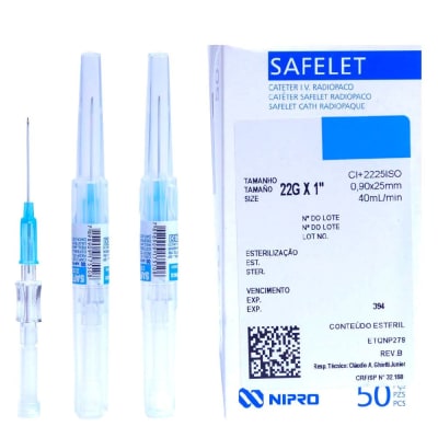 Cateter 22 G x 1 Nipro