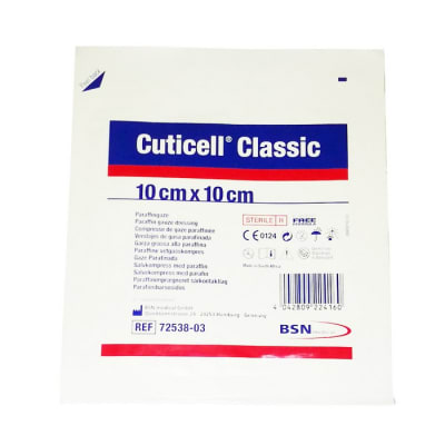 CUTICELL CLASSIC GASA PARAFINADA 10X10CM 