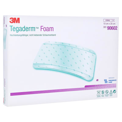 TEGADERM FOAM 10CMX20CM 90602 
