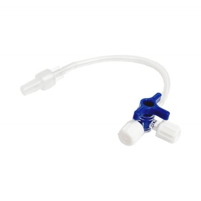 LLAVE 3 PASOS MUNCARE C/ALARGADOR VENOSO DE 10 CM