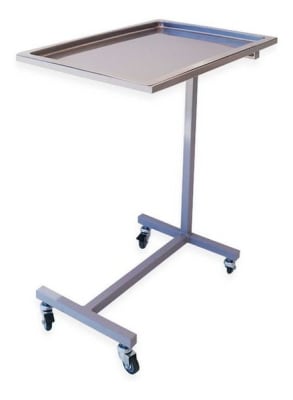 Mesa Mayo con Bandeja de Acero Inoxidable 32 X 45