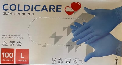 Guante Nitrilo L Coldicare