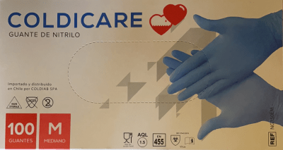 Guante Nitrilo M Coldicare