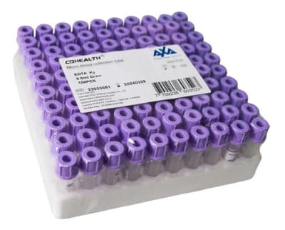 MICROTUBO TAPA LILA K3 EDTA 0,5 ML
