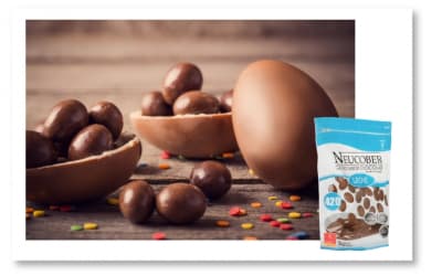 Gotas chocolate leche 420 Neucober.