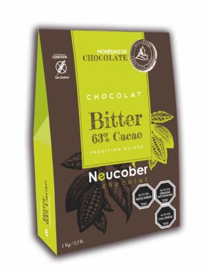 Chocolate 63% cacao Neucober 1kg.