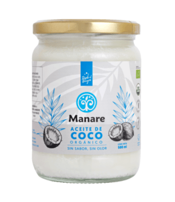 Aceite coco sin olor ni sabor Manare 500ml