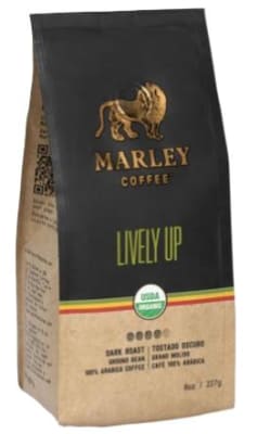 Café Marley grano molido 227g. LIVELY UP