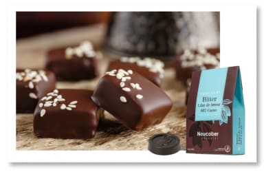 Chocolate 60% cacao Sin azúcar Neucober 1kg.