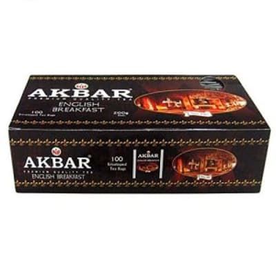 Té negro English Breakfast Akbar 100 bolsas