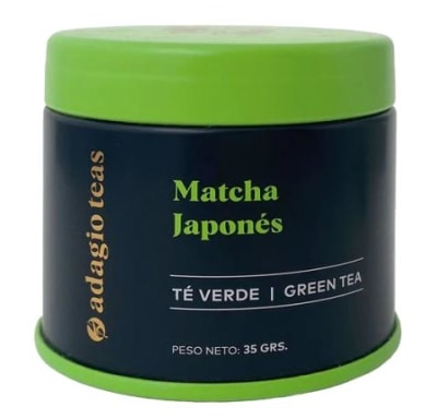 Matcha puro japonés Adagio 35g.