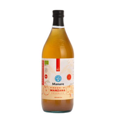Vinagre manzana orgánico Manare 1L.