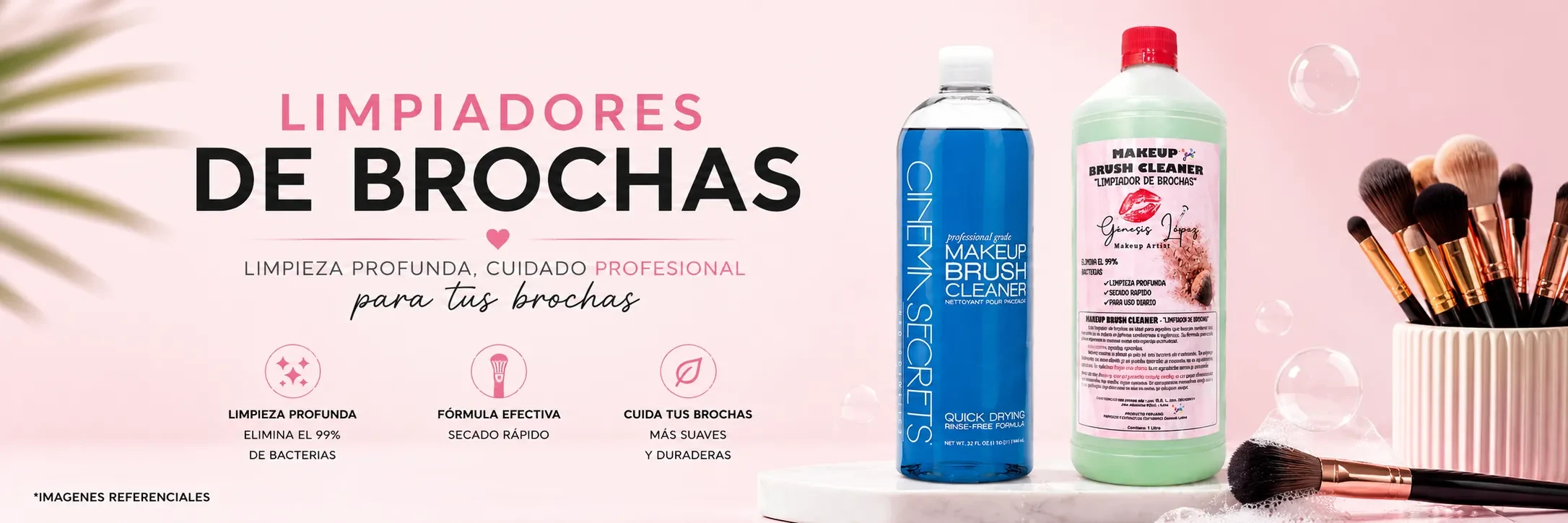 Limpiadores de brochas