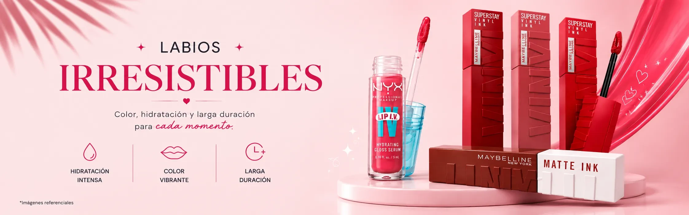 LABIALES, LIP GLOSS Y TINTAS LABIALES