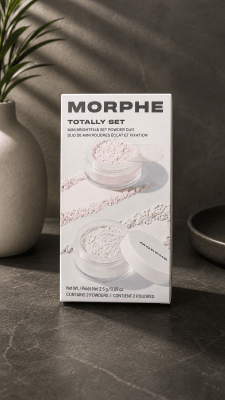 TOTALLY SET MINI BRIGHTEN & SET POWDER DUO | MORPHE1