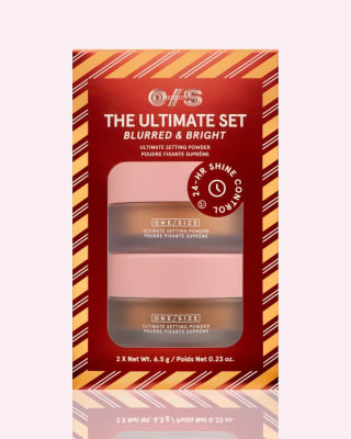 THE ULTIMATE SET BLURRED & BRIGHT SETTING POWDER MINI DUO ( TRANSLUCENT / ULTRA PINK )  | ONE/SIZE1