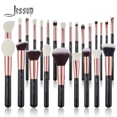 T155 – SET DE BROCHAS BLACK/ROSE GOLD