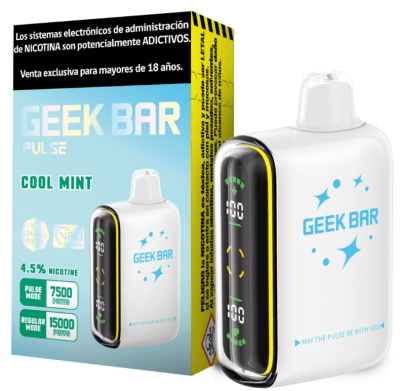 VAPORIZADOR DESECHABLE GEEK BAR PULSE 15000 PUFFS COOL MINT1