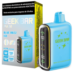 VAPORIZADOR DESECHABLE GEEK BAR PULSE 15000 PUFFS BLUE RAZZ ICE