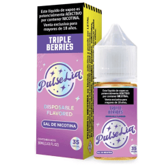 LÍQUIDO PULSELIQ BY GEEK BAR 30ML/35MG SALT TRIPLE BERRIES