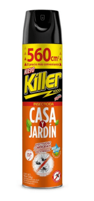 CAJA INSECTICIDA KILLER CASA Y JARDIN 560CC 12 UNIDADES1