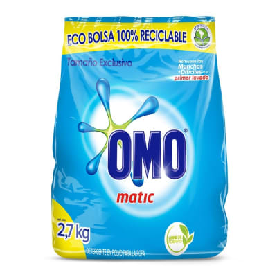 MANGA DETERGENTE EN POLVO OMO MATIC 2,7 KG 7 U1
