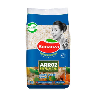 MANGA ARROZ BONANZA G2 AMERICAN THAI 1KG 10U1