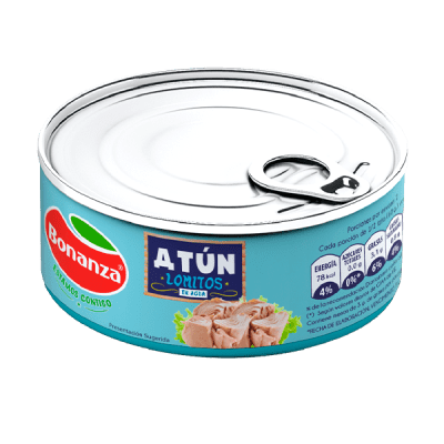 CAJA ATUN LOMITO EN AGUA BONANZA 160GR 48U1
