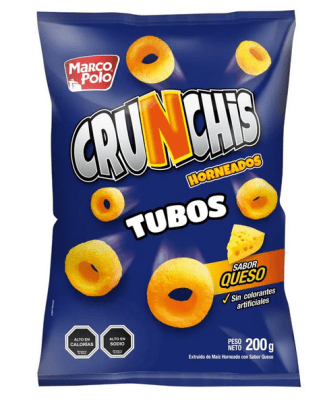 CRUNCHIS TUBOS DE QUESO 200GR
