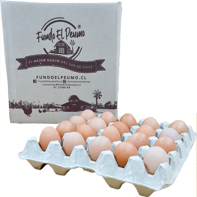 CAJA HUEVO SUPER CAFÉ 100U1