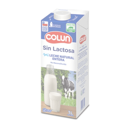 CAJA LECHE COLUN ENTERA SIN LACTOSA 1LT 12 UNIDADES