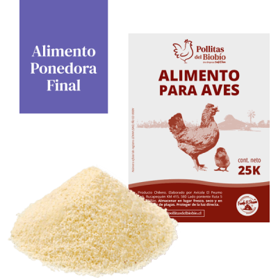 SACO ALIMENTO PONEDORA FINAL 25KG