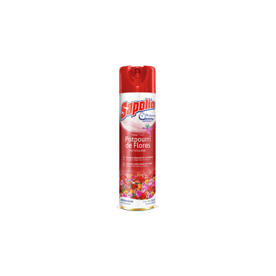 CAJA  DES. AMBIENTAL SAPOLIO POTPOURRI DE FLORES 360CC 12 UND1
