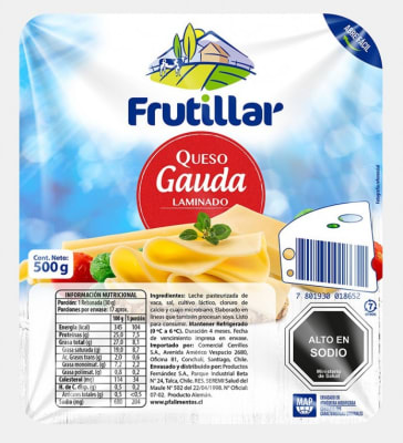 CAJA QUESO LAM GAUDA FRUTILLAR 500ML 12 UNIDADES1