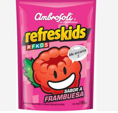 CAJA JUGO REFRESKIDS FRAMBUESA 180ML 24U