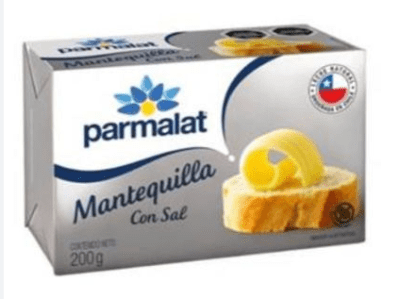 CAJA MANTEQUILLA PARMALAT 200GR 24U1