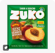 CAJA JUGO EN POLVO ZUKO DURAZNO 10 UND1