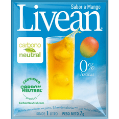 CAJA JUGO EN POLVO LIVEAN MANGO 10 UND1