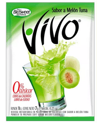 CAJA JUGO EN POLVO VIVO MELON TUNA 10UND1