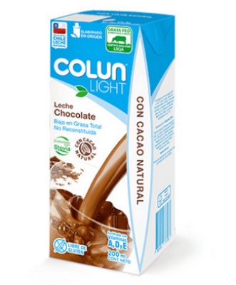 CAJA LECHE COLUN CHOCOLATE LIGHT 200ML 24 UND