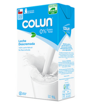 CAJA LECHE COLUN DESCREMADA 1LT 12U1