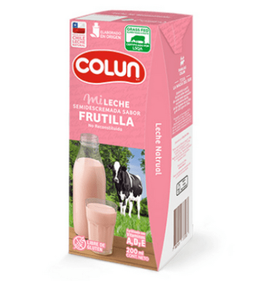 CAJA LECHE COLUN FRUTILLA 200ML 24U