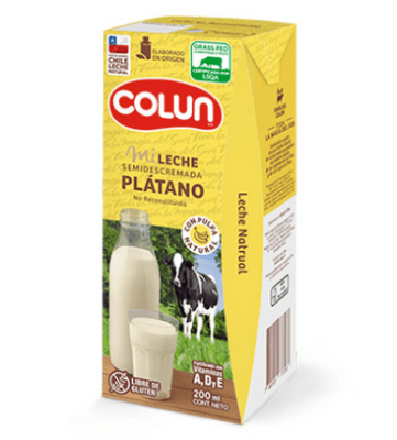 CAJA LECHE COLUN PLATANO 200ML 24U1