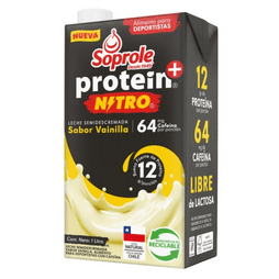 CAJA LECHE SOPROLE PROTEIN VAINILLA 1LT 12U1
