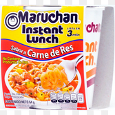 CAJA MARUCHAN SABOR A CARNE DE RES 64GRS 12U1