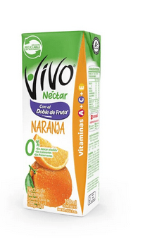 CAJA NECTAR VIVO NARANJA 190ML 24U1