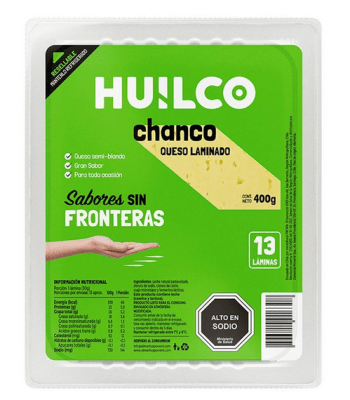CAJA QUESO CHANCO LAMINADO HUILCO 400GR 30U1
